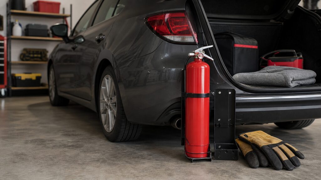 vehicle fire safety explainer hero image for Review Streets