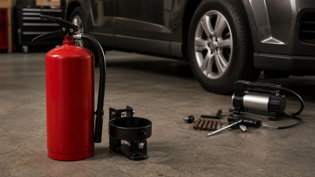 vehicle fire safety explainer hero image for Review Streets
