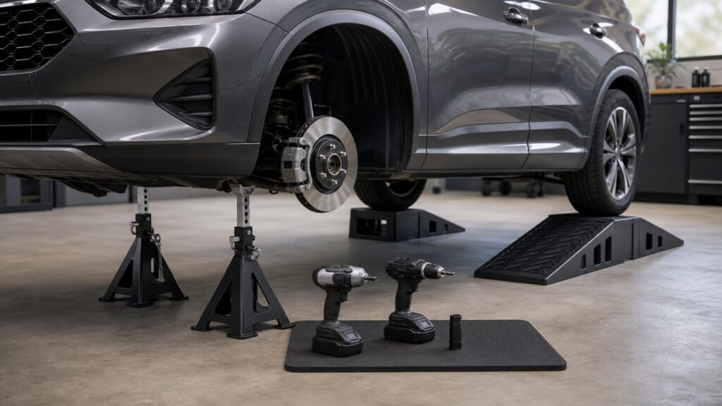 jack stands & ramps explainer hero image for Review Streets