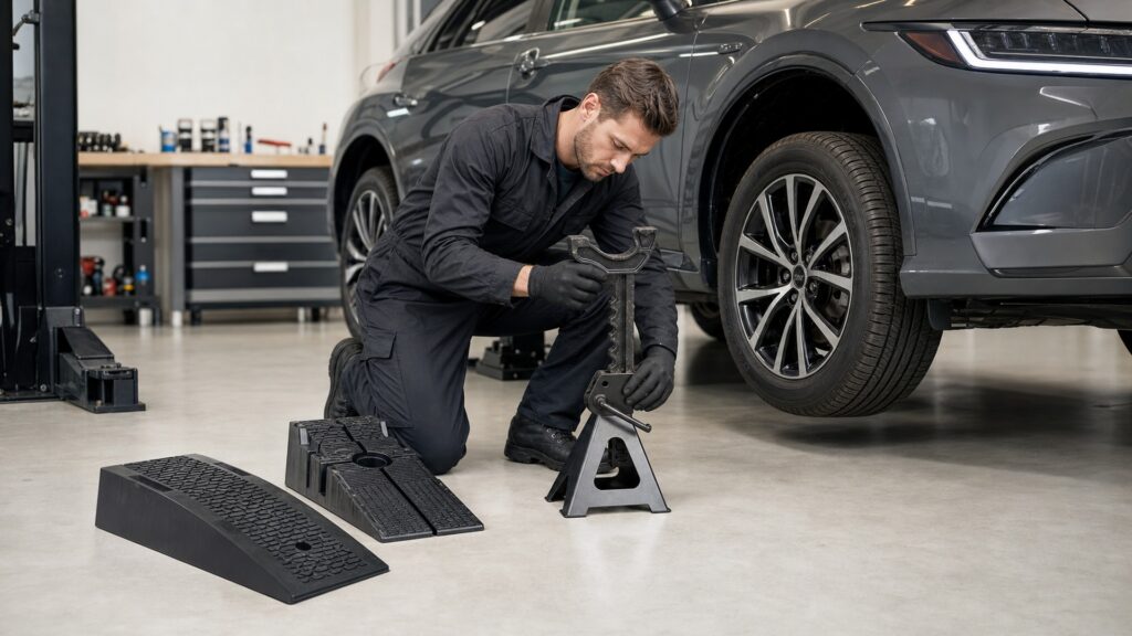jack stands & ramps explainer hero image for Review Streets