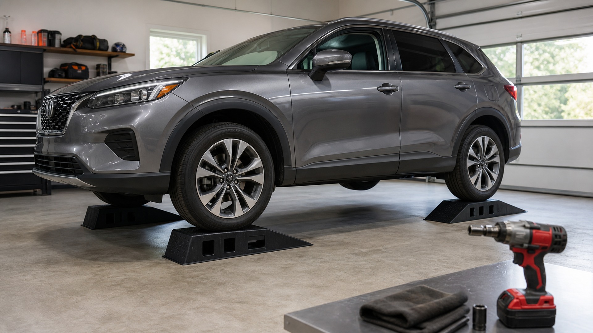 When to Use Jack Stands & Ramps Instead of Automotive Power Tools