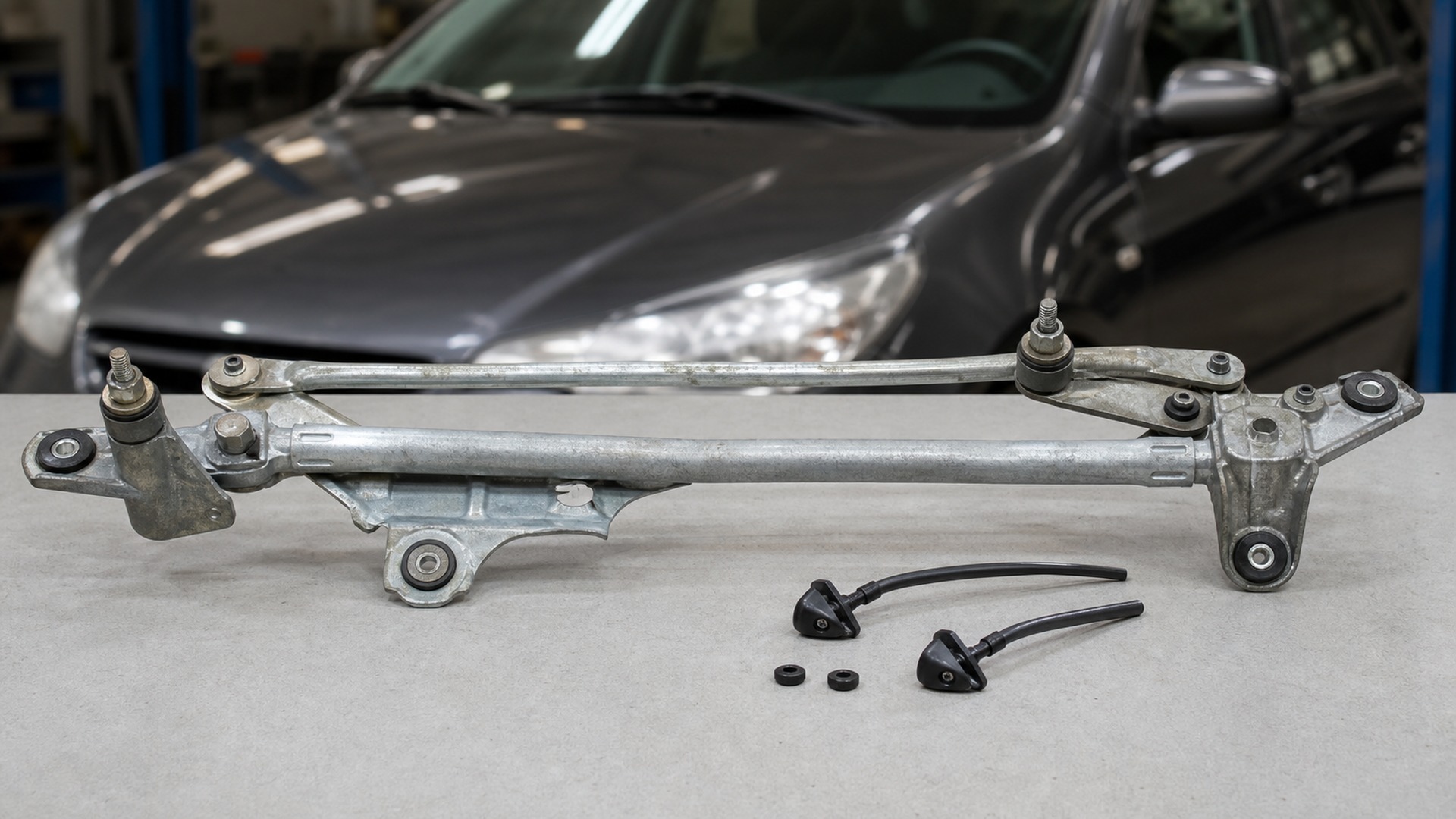 What Makes Wiper Linkage Assemblies Different from Windshield Washer Nozzles
