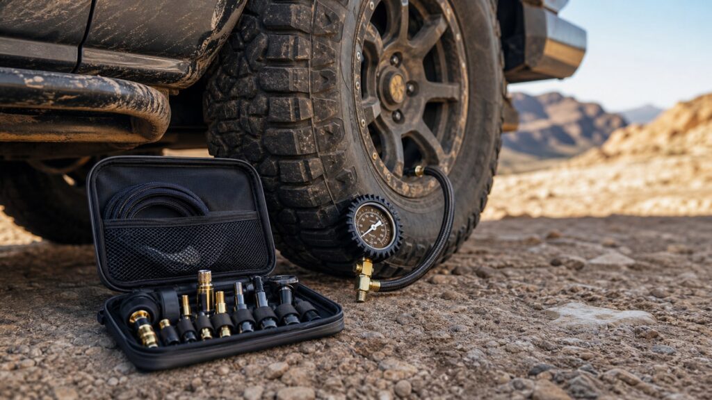 air down tire tools shopping setup for overall selection with practical vehicle-focused details