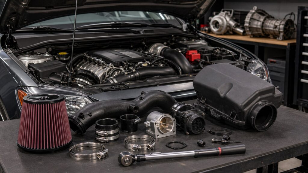 air intake systems shopping setup for engine and drivetrain goals with practical vehicle-focused details