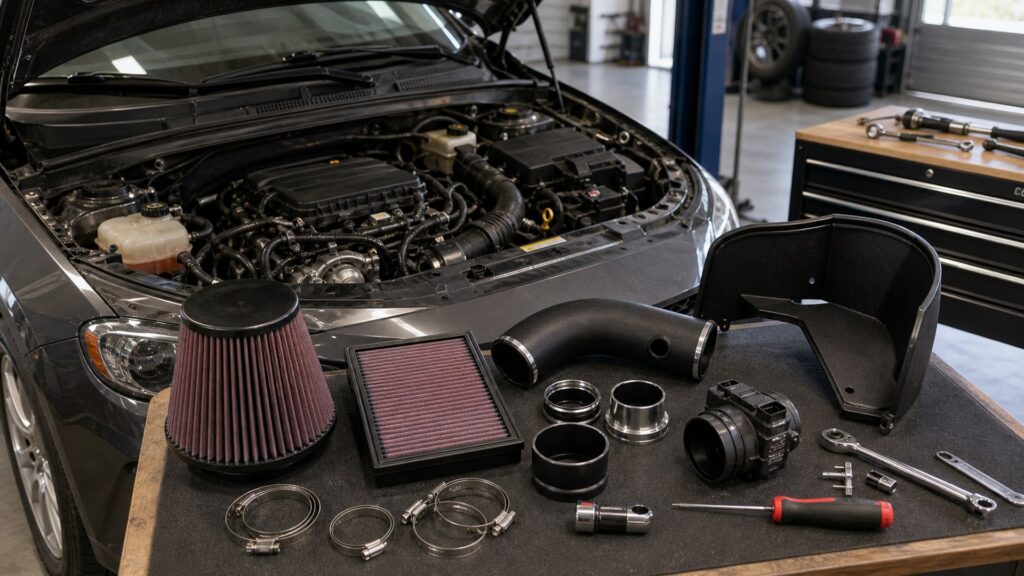 air intake systems shopping setup for overall selection with practical vehicle-focused details