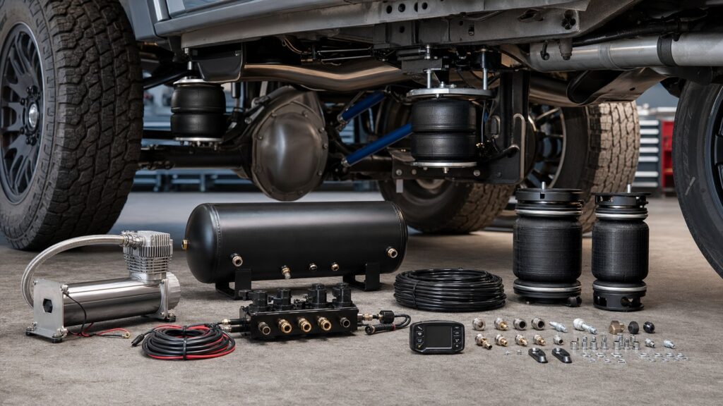 air suspension kits shopping setup for engine and drivetrain goals with practical vehicle-focused details