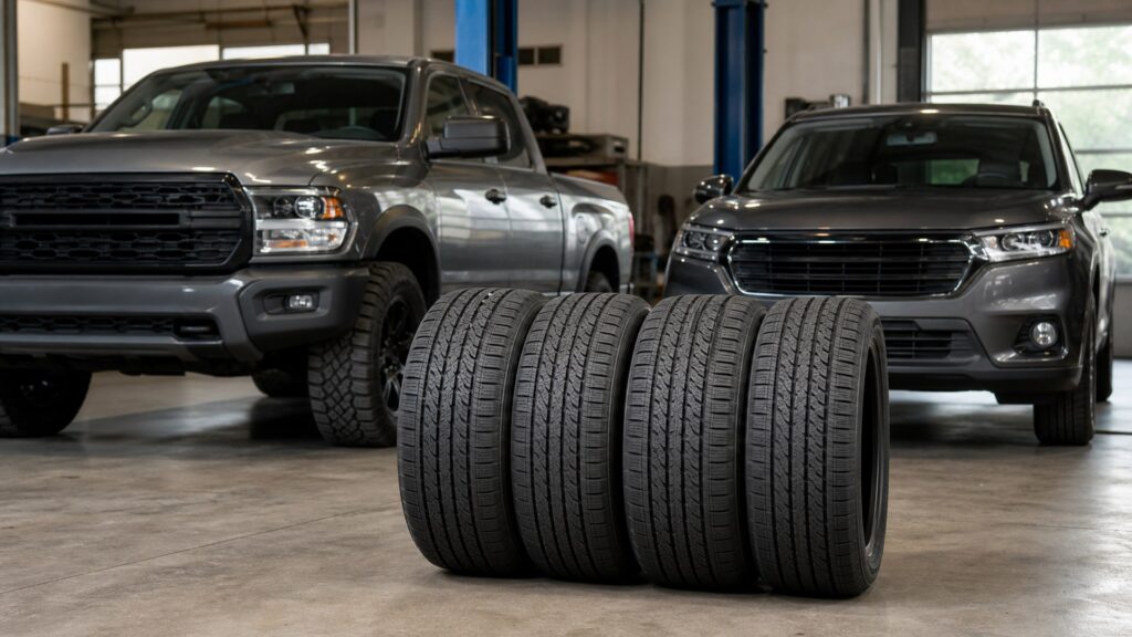 all-season tires shopping setup for truck and suv setups with practical vehicle-focused details