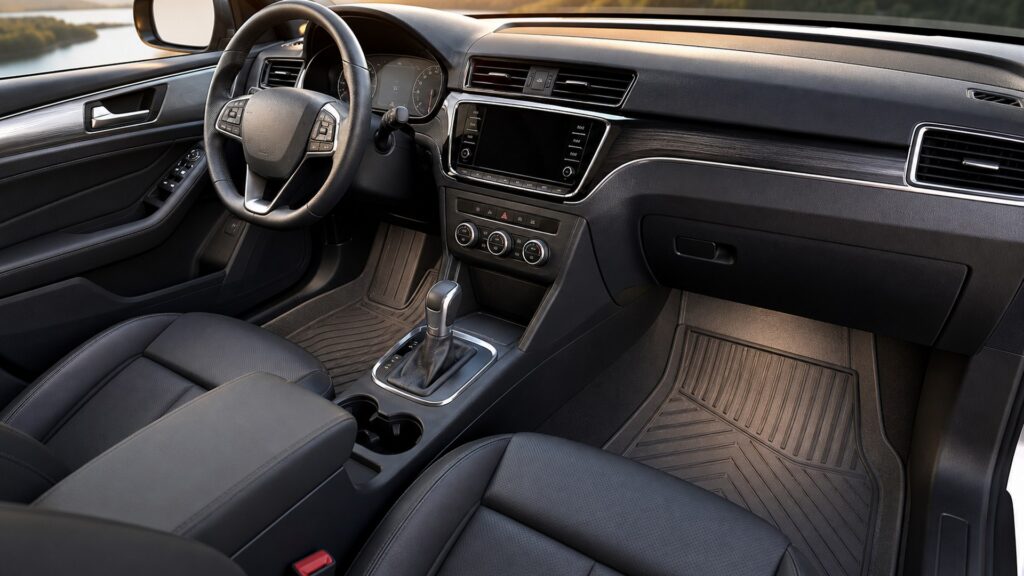 all-weather floor mats shopping setup for cabin comfort upgrades with practical vehicle-focused details