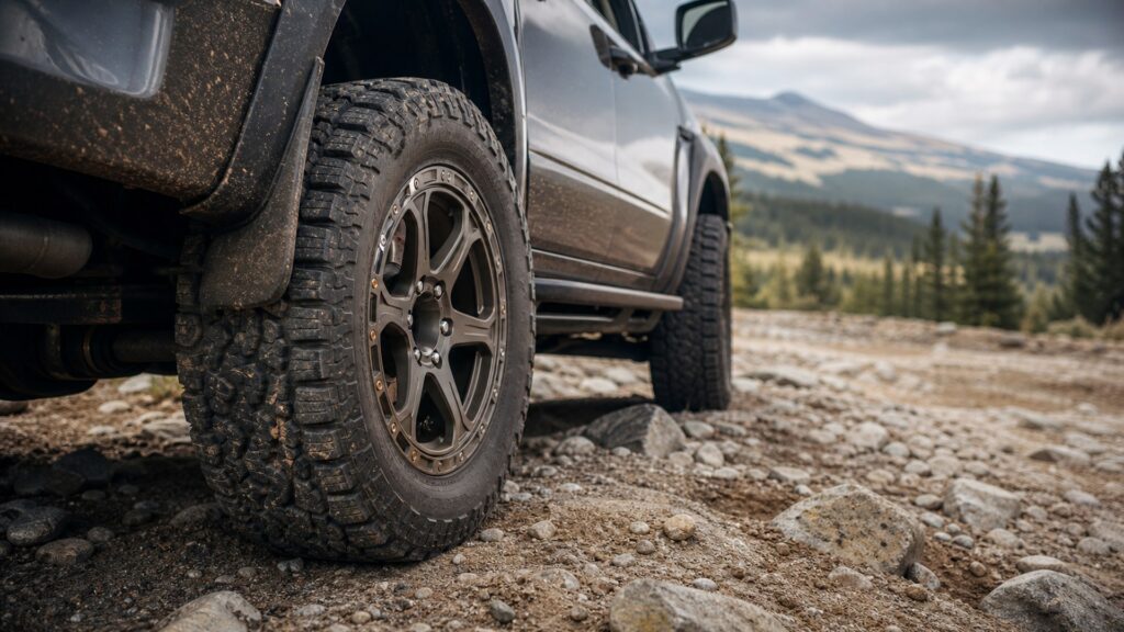alloy wheels shopping setup for off-road terrain needs with practical vehicle-focused details