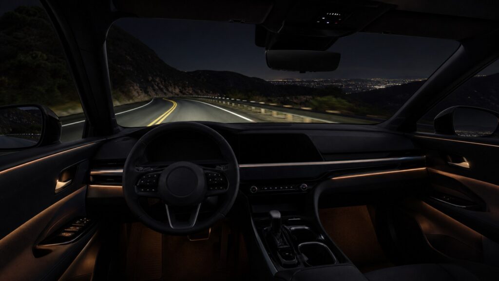 ambient interior lighting shopping setup for night driving visibility with practical vehicle-focused details