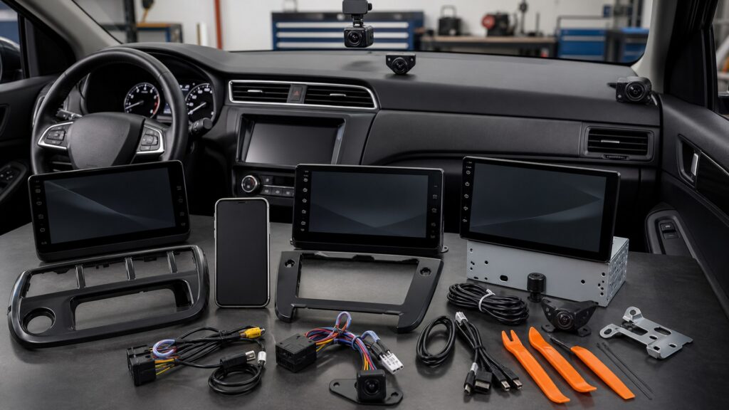 android auto head units shopping setup for driver assistance setups with practical vehicle-focused details