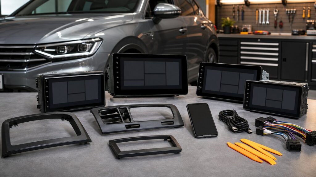 android auto head units shopping setup for overall selection with practical vehicle-focused details