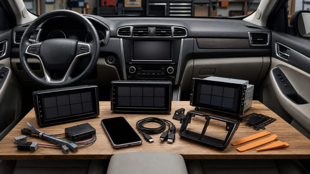 apple carplay head units shopping setup for road trip technology needs with practical vehicle-focused details