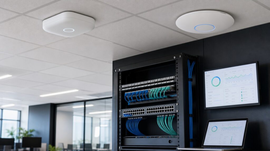 Aruba AP-635 vs Ubiquiti UniFi U7 Pro business comparison image