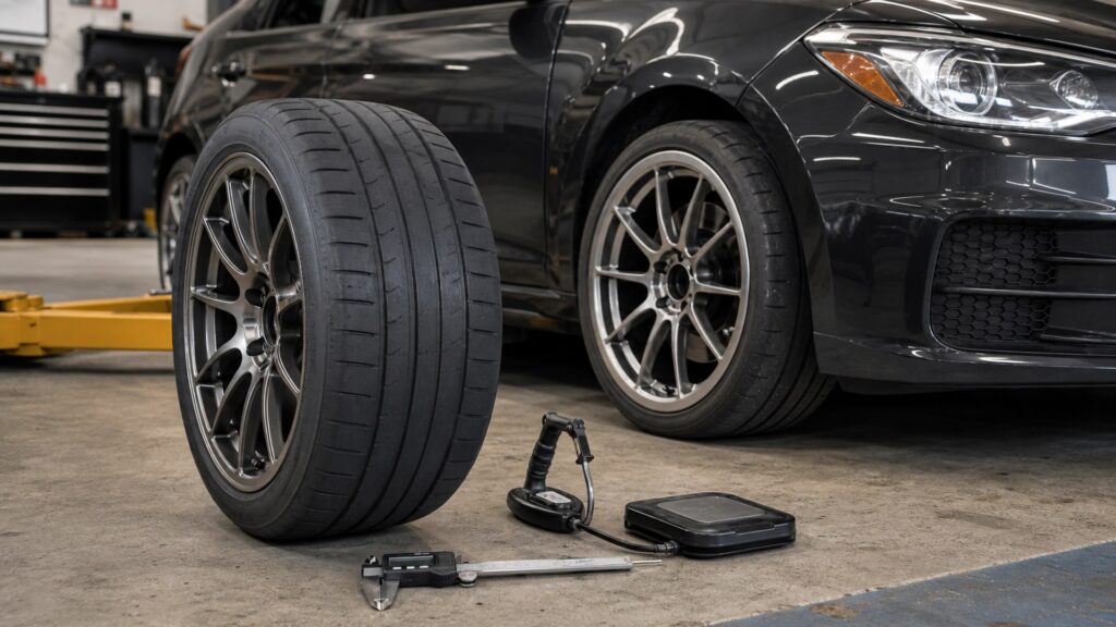 autocross tires shopping setup for vehicle fitment and load ratings with practical vehicle-focused details