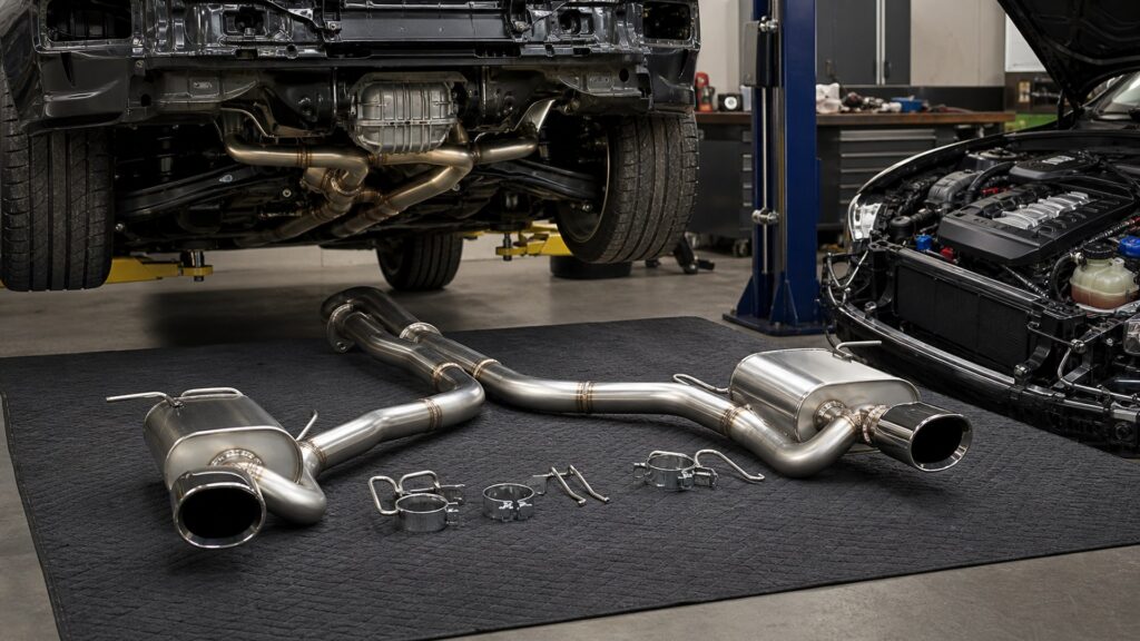 axle-back exhaust systems shopping setup for engine and drivetrain goals with practical vehicle-focused details