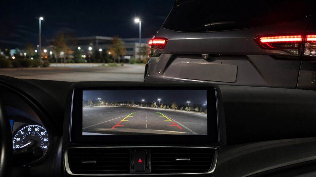 backup cameras shopping setup for night driving visibility with practical vehicle-focused details