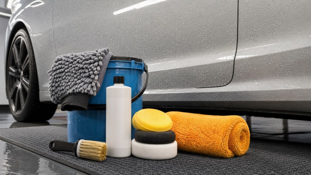beginner detailing kits shopping setup for ceramic protection planning with practical vehicle-focused details