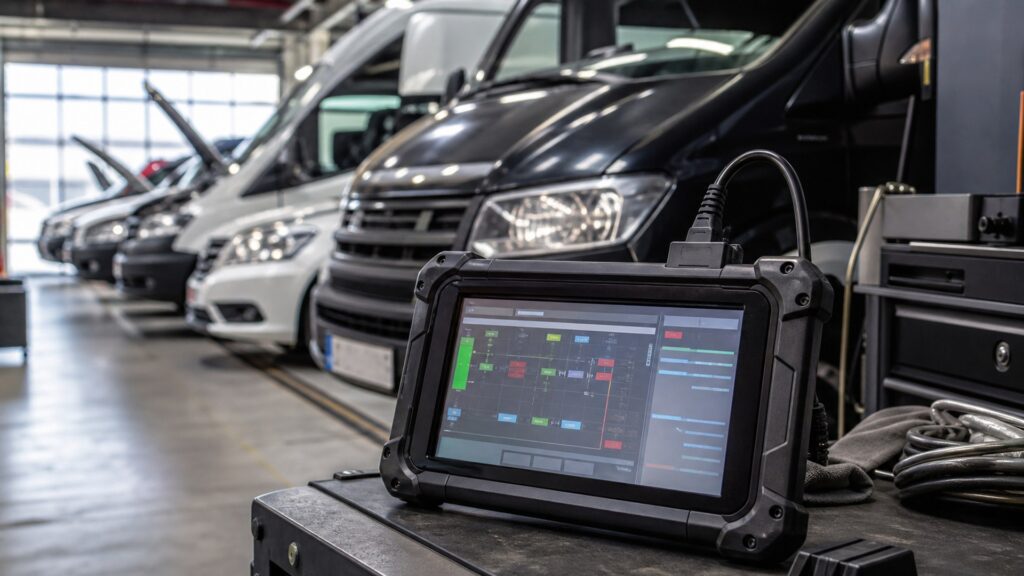 bidirectional scan tools shopping setup for fleet and commuter vehicles with practical vehicle-focused details