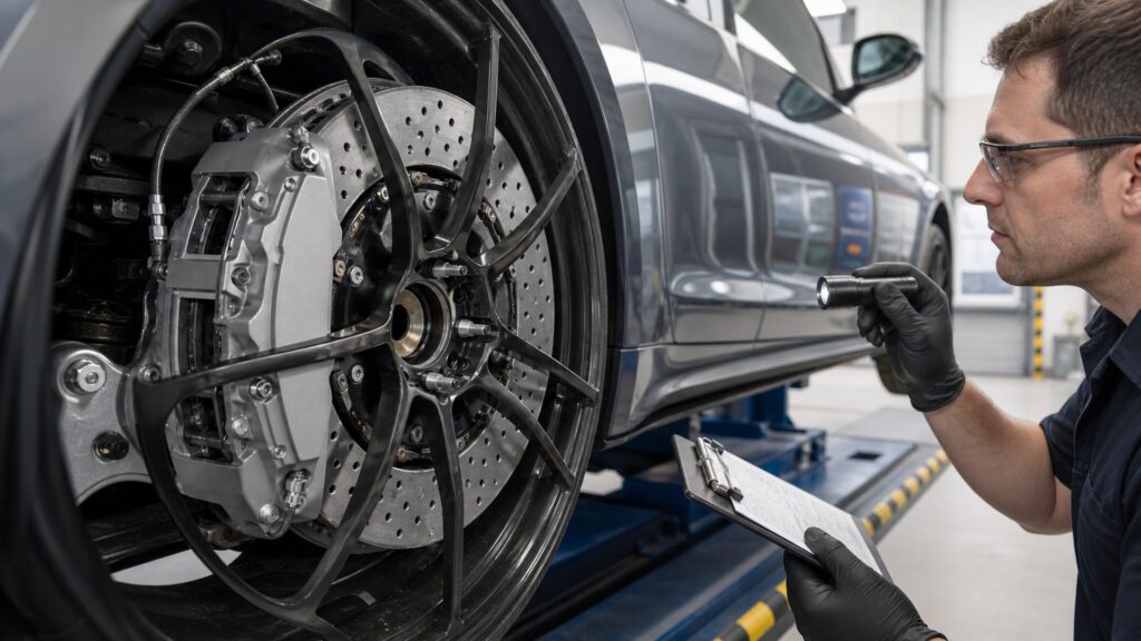 big brake kits shopping setup for emissions and inspection planning with practical vehicle-focused details