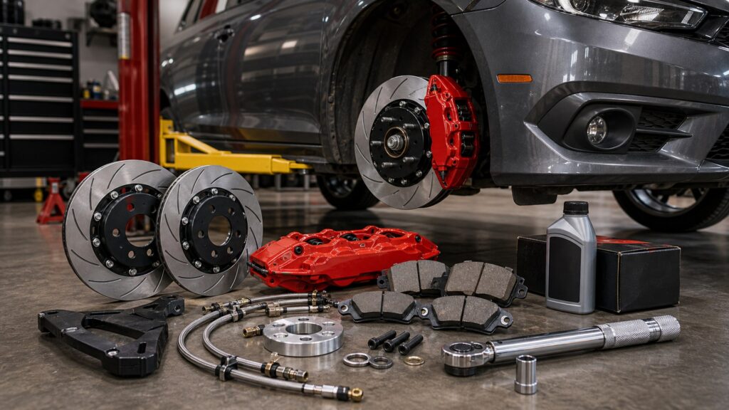 brake upgrades shopping setup for street power goals with practical vehicle-focused details