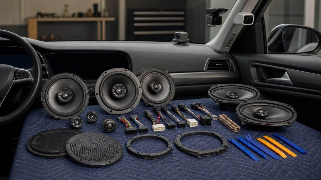 car speakers shopping setup for driver assistance setups with practical vehicle-focused details