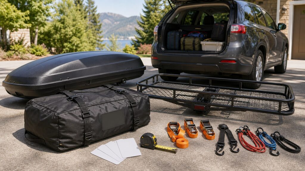 cargo carriers shopping setup for overall selection with practical vehicle-focused details