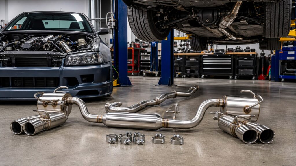 cat-back exhaust systems shopping setup for engine and drivetrain goals with practical vehicle-focused details