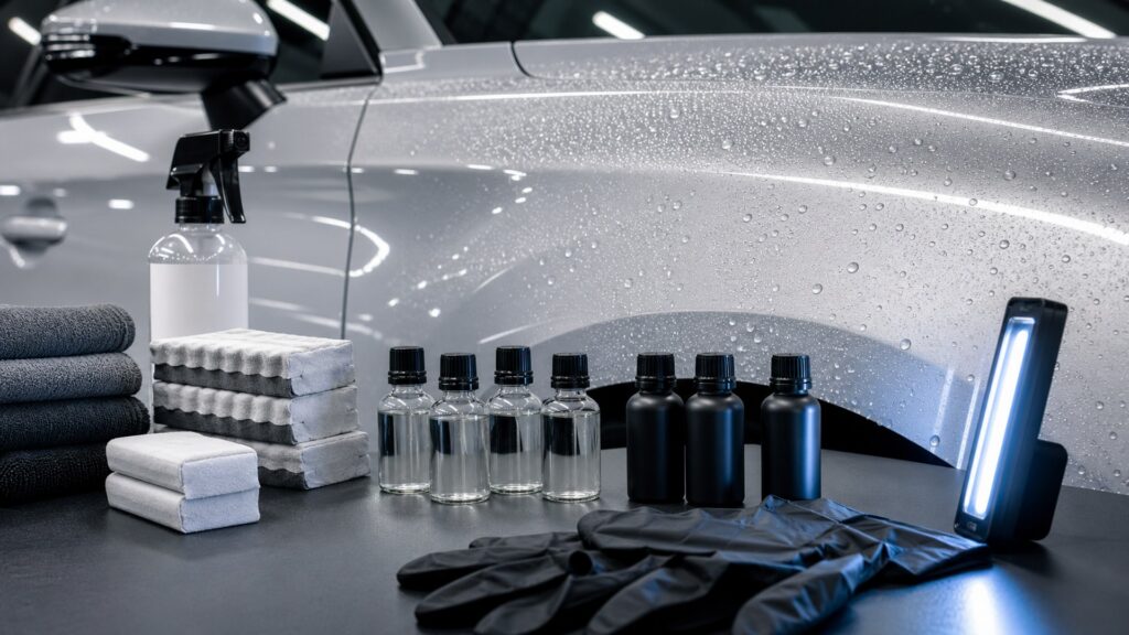 ceramic coating kits shopping setup for ceramic protection planning with practical vehicle-focused details