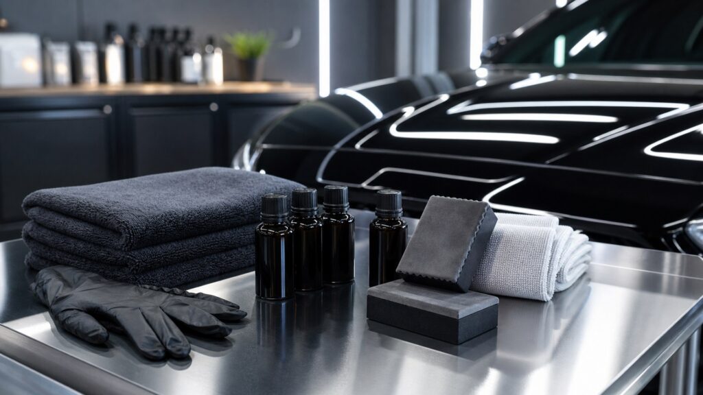 ceramic coatings shopping setup for paint and finish care with practical vehicle-focused details
