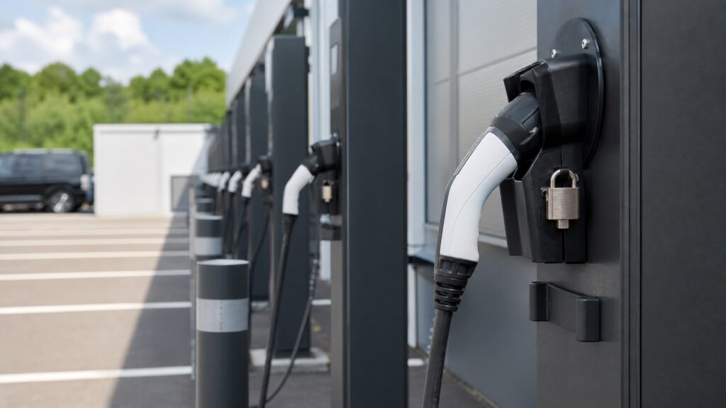 charging safety locks shopping setup for public and fleet charging with practical vehicle-focused details