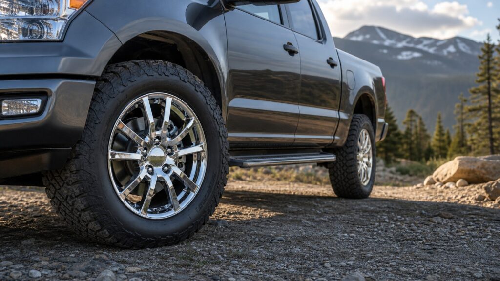 chrome wheels shopping setup for off-road terrain needs with practical vehicle-focused details
