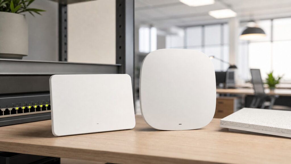Cisco Meraki Go GR12 vs Aruba Instant On AP22 business comparison image