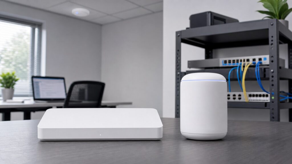 Cisco Meraki Go GR12 vs Ubiquiti UniFi U6 Mesh business comparison image