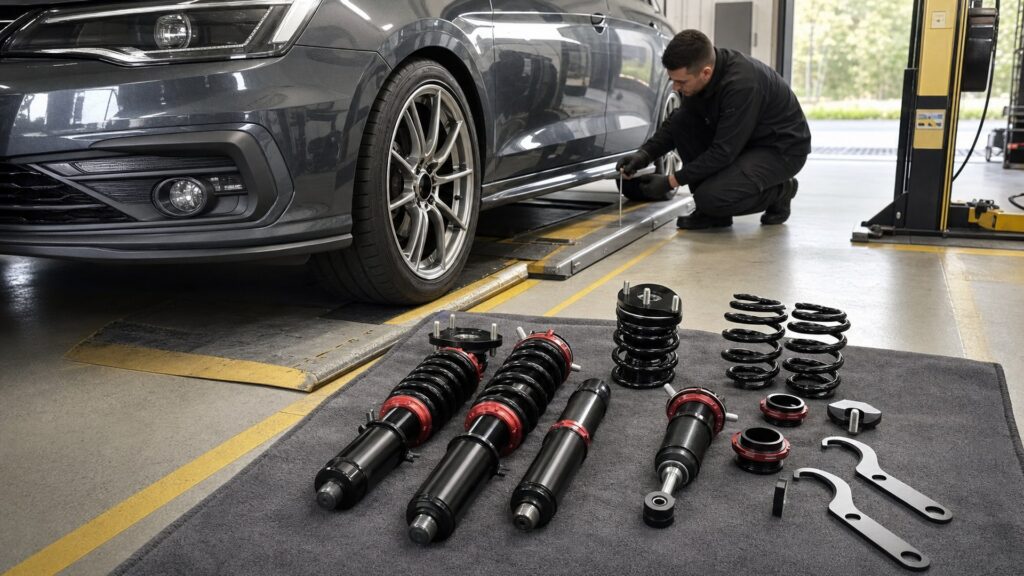 coilover suspension kits shopping setup for emissions and inspection planning with practical vehicle-focused details