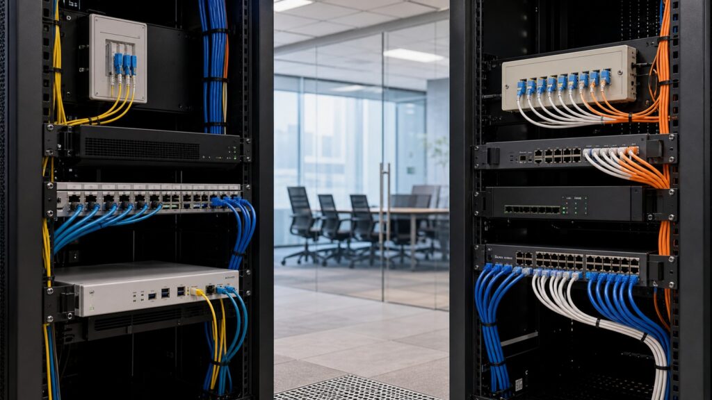 Comcast Business Fiber vs Spectrum Enterprise Fiber Internet business comparison image