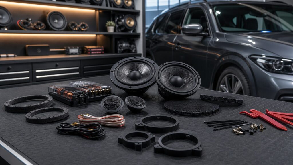 component speaker systems shopping setup for overall selection with practical vehicle-focused details
