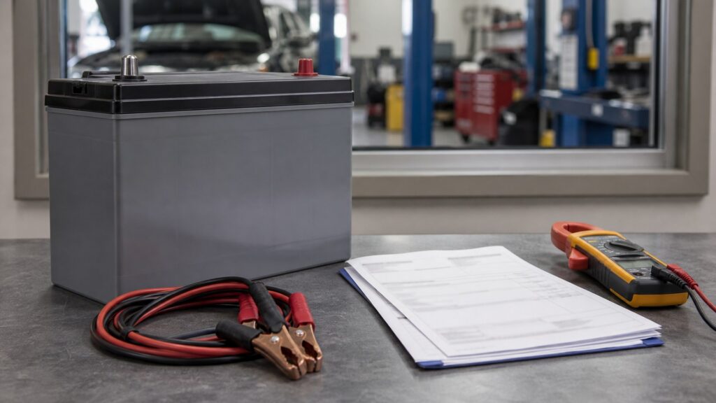 deep cycle batteries shopping setup for repair shop estimate reviews with practical vehicle-focused details