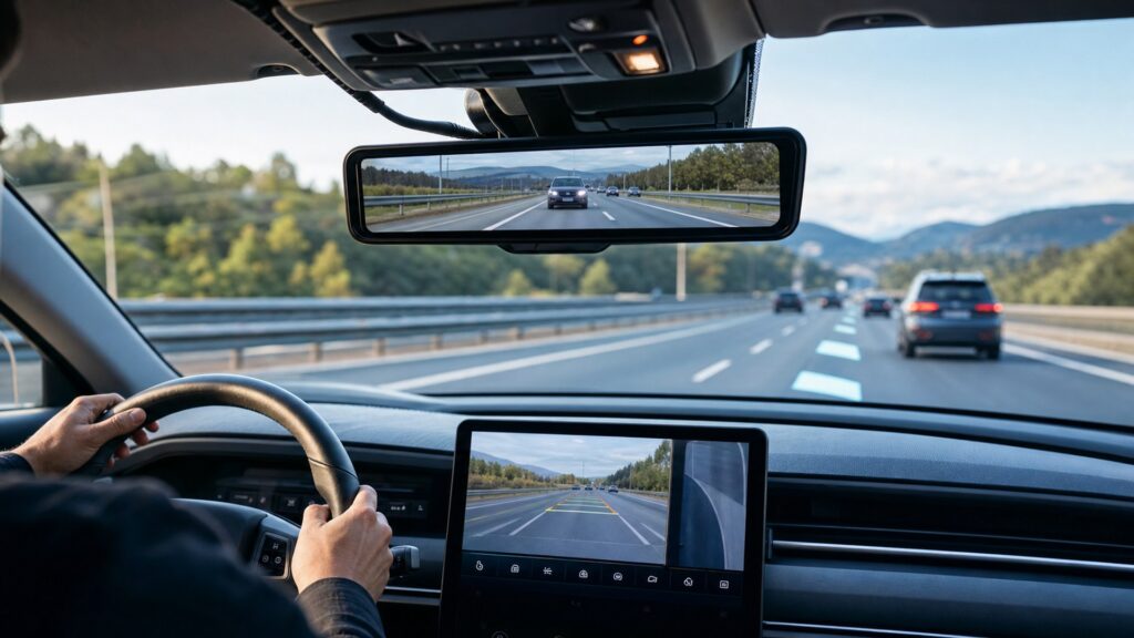 digital rearview mirrors shopping setup for camera and sensor integration with practical vehicle-focused details