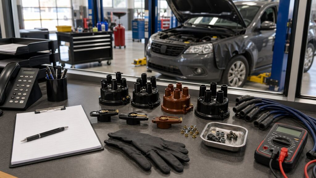 distributor caps shopping setup for repair shop estimate reviews with practical vehicle-focused details