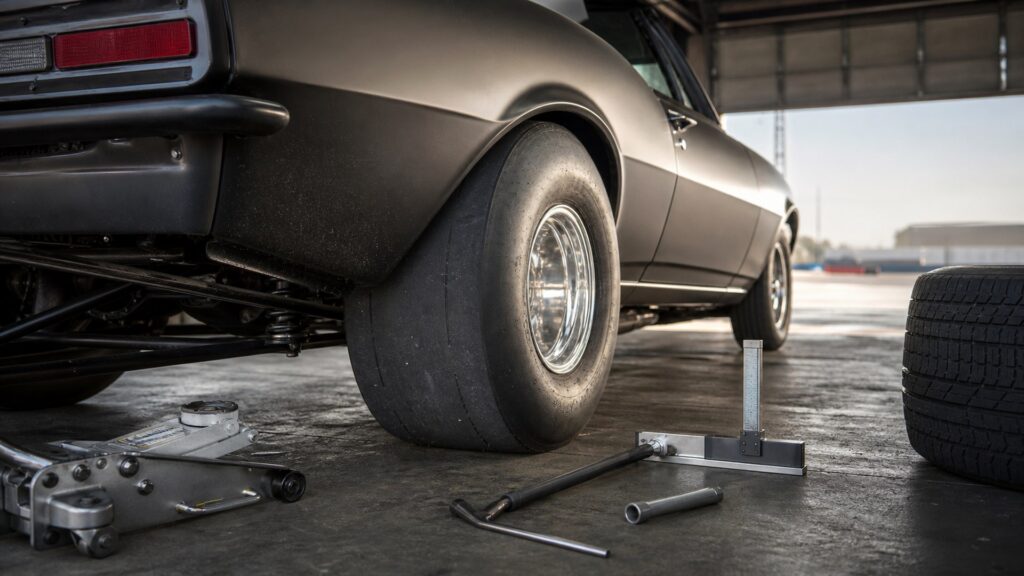 drag racing tires shopping setup for vehicle fitment and load ratings with practical vehicle-focused details