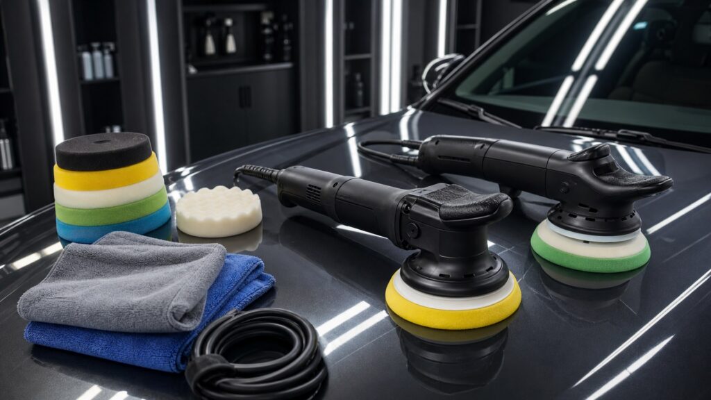 dual action polishers shopping setup for ceramic protection planning with practical vehicle-focused details