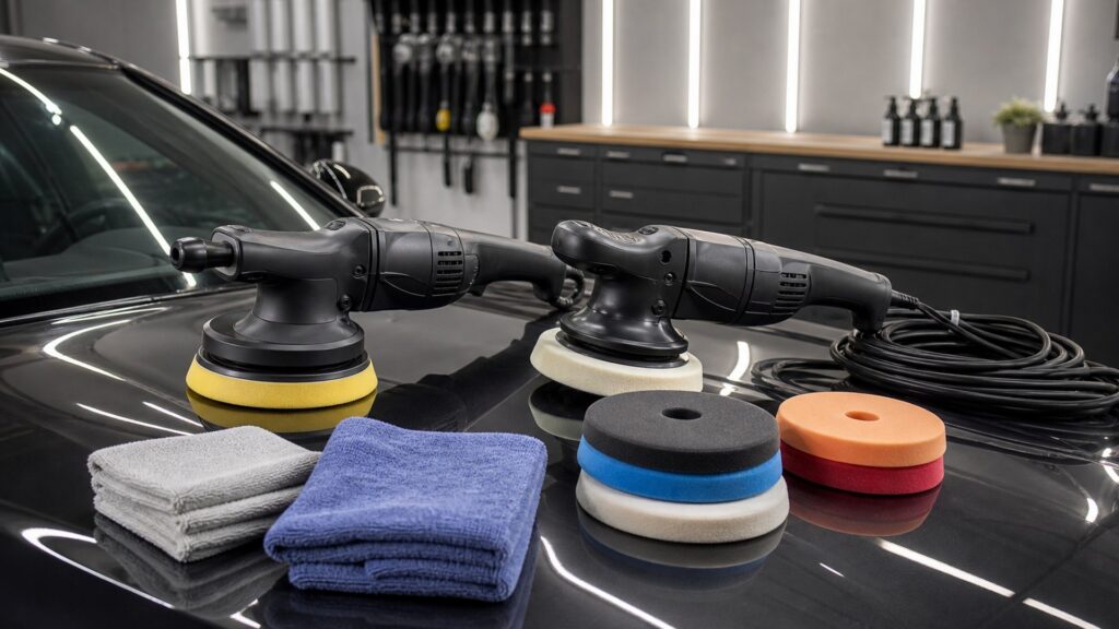dual action polishers shopping setup for overall selection with practical vehicle-focused details