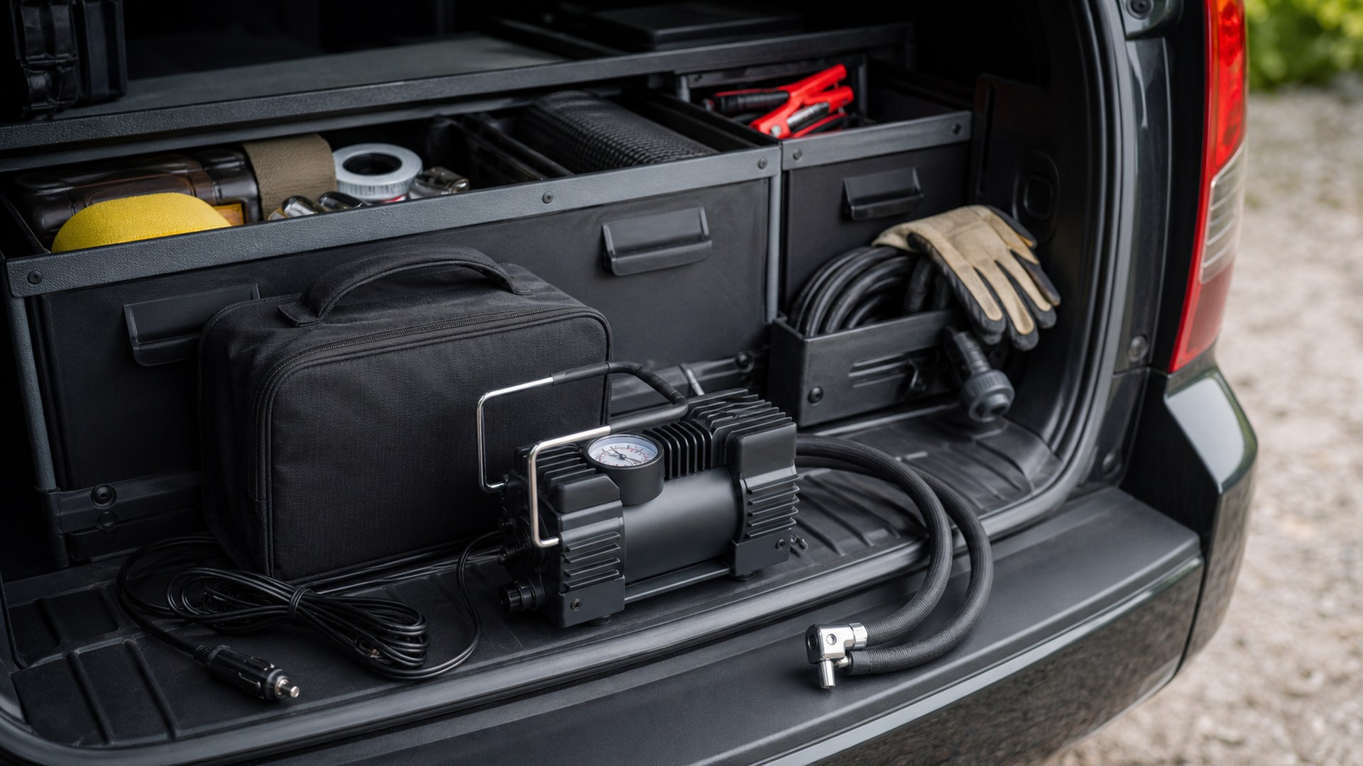 Emergency Tire Inflators Buying Guide for Emergency Tire Repair Storage and Access
