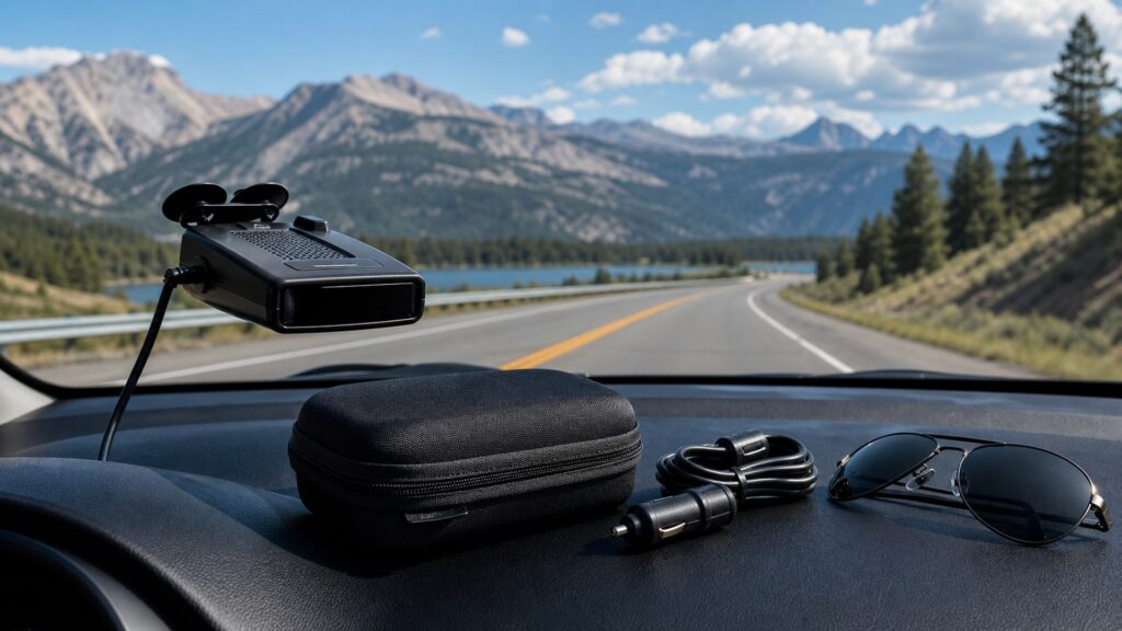 escort radar detectors shopping setup for road trip technology needs with practical vehicle-focused details