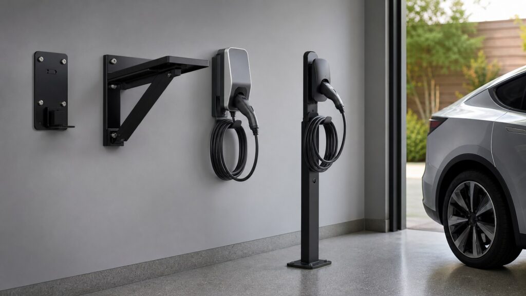 ev charger mounts shopping setup for overall selection with practical vehicle-focused details