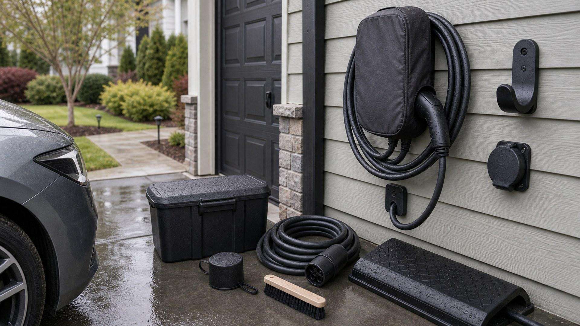 EV Charging Accessories Buying Guide for Outdoor Charging Installations