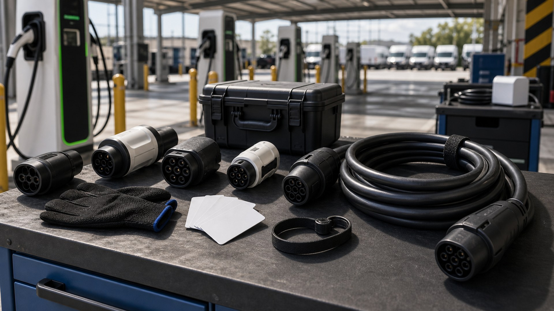 EV Charging Accessories Buying Guide for Public and Fleet Charging