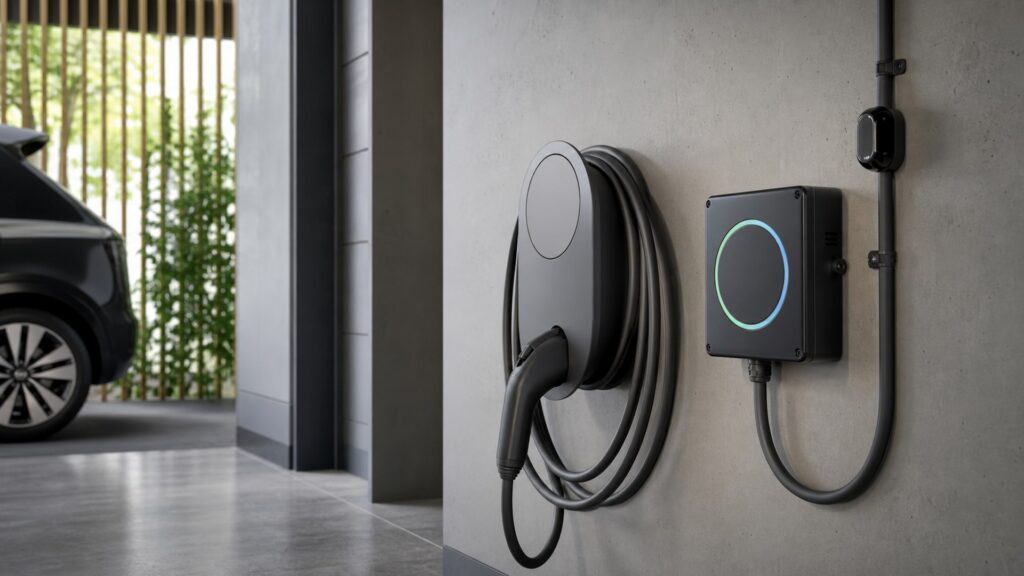 ev charging timers shopping setup for charging cable management with practical vehicle-focused details