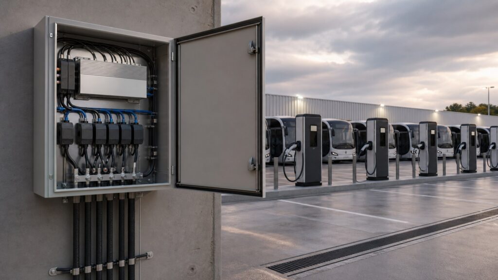 ev load balancing devices shopping setup for public and fleet charging with practical vehicle-focused details